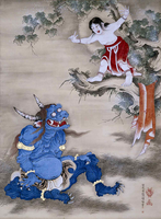 Sessen-Doji-Offers-His-Life-Ogre-Oni-1764-Soga-Shohaku.png