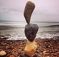 Stone Balancing In The Morning.jpg