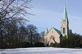 Othmarschen, Christuskirche im Winter