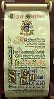 Hadfield Freedom of the City of Sheffield.jpg