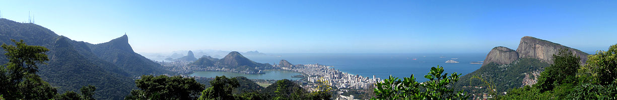 panorama view from Rio de Janeiro