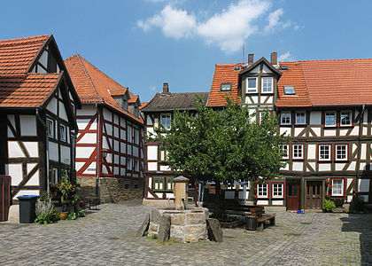 Square in Alsfeld, Germany