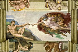 Michelangelo: Die Erschaffung Adams