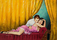 Adam And Two Eves by Walter Popp - 1956.jpg