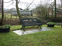 A bench at Ashby cum Fenby - geograph.org.uk - 2242571.jpg